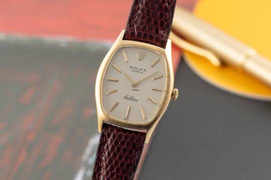  Rolex Cellini Lady 18K (0,750) Gelbgold Handaufzug Damenuhr Ref. 3803 