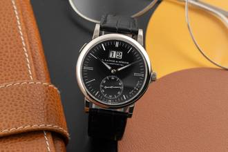 Thumbnail von A. Lange & Söhne Langematik Sax-O-Mat 18K Weissgold Ref. 308.027 B&P 2001