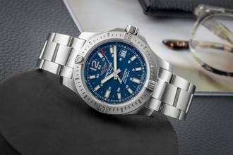 Thumbnail von Breitling Chronomat Colt Blue Dial Steel Automatic Men's Watch Ref. A17313101C1A1 B&P 2021