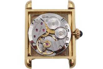 Thumbnail von Cartier Tank Must de Cartier PM Ivory Dial 925 Silver Hand-Wound Ladies' Watch