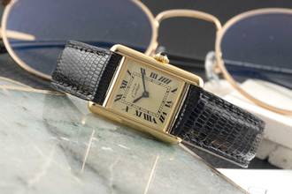 Thumbnail von Cartier Tank Must de Cartier PM Ivory Dial 925 Silver Hand-Wound Ladies' Watch
