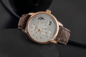Thumbnail von Glashütte Original PanoMaticLunar 18k rose gold Ref. 90-02-45-35-04 B&P 2015