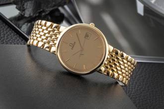 Thumbnail von Omega De Ville Stahl / vergoldet Quarz Unisex Ref. 396.1012 Klassiker