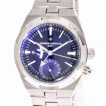  Vacheron Constantin Overseas Dual Time 41 Blue – 7900V/110A-B334 – like NEW – 2019 Full Set 