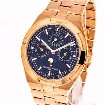  Vacheron Constantin Overseas Perpetual Calendar Ultra-thin Blue – 4300V/120R-B509 – like NEW – 2022 Full Set 