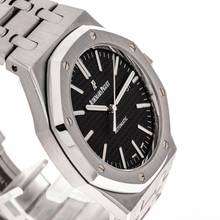 Thumbnail von Audemars Piguet Royal Oak Selfwinding Steel 41 Black – 15400ST.OO.1220ST.01 – like NEW – 2016 Full Set