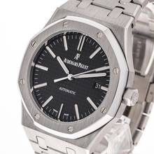 Thumbnail von Audemars Piguet Royal Oak Selfwinding Steel 41 Black – 15400ST.OO.1220ST.01 – like NEW – 2016 Full Set