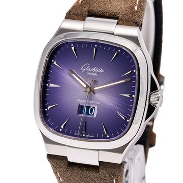  Glashütte Original Seventies Panoramadatum Panorama Date 40 – 2-39-47-13-12-04 – like NEW – 10/2014 Full Set 