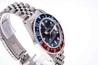 Thumbnail von Rolex GMT-Master Pepsi – 16750 – Matte Dial Tritium – Vintage – Original – 1984 – Full Set