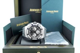 Thumbnail von Audemars Piguet Royal Oak Offshore 43MM - White Gold - Factory Diamond Bezel - Baguette Diamonds 26424BC.ZZ.D002CA.01 2024