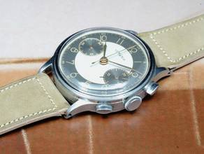 Thumbnail von Lemania RARE 15TL CHRONOGRAPH STUNNING RADIAL DIAL FROM THE EARLY 40'S VINTAGE