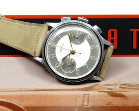 Thumbnail von Lemania RARE 15TL CHRONOGRAPH STUNNING RADIAL DIAL FROM THE EARLY 40'S VINTAGE