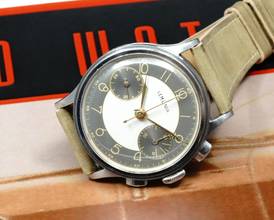 Thumbnail von Lemania RARE 15TL CHRONOGRAPH STUNNING RADIAL DIAL FROM THE EARLY 40'S VINTAGE