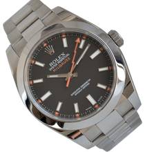  Rolex Milgauss 116400 Black LumiNova Full Set 2010 TOP Condition 