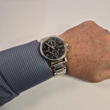  Montblanc Timewalker Twinfly Chronograph 43mm Automático Completo 