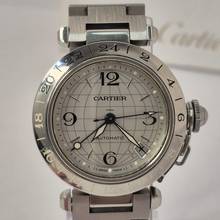 Thumbnail von Cartier Pasha C GMT 35mm Automatic Complete