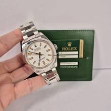 Thumbnail von Rolex Milgauss White Dial 40mm Automático Completo