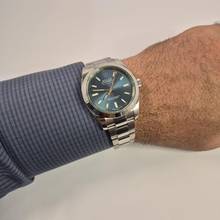 Thumbnail von Rolex Milgauss Blue Dial Green Sapphire 40mm Automatic Complete