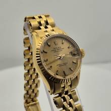 Thumbnail von Rolex Oyster Perpetual Lady Date Vintage Full Gold 26mm Automático Completo