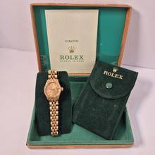 Thumbnail von Rolex Oyster Perpetual Lady Date Vintage Full Gold 26mm Automático Completo