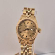 Thumbnail von Rolex Oyster Perpetual Lady Date Vintage Full Gold 26mm Automático Completo