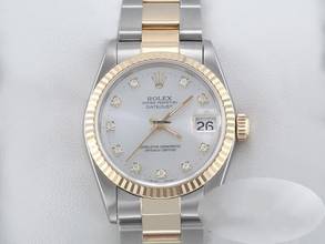  Rolex Datejust 31 31mm 68273 1995 Stahl Gelbgold 750 Diamanten Automatik Stainless Steel 18kt Yellow Gold Oyster-band Chronometer 