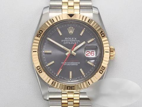  Rolex Datejust Turn-O-Graph 36mm 116263 2014 Stahl Gelbgold 750 Automatik Stainless Steel 18kt Yellow Gold Jubilé-band Chronometer Oyster 