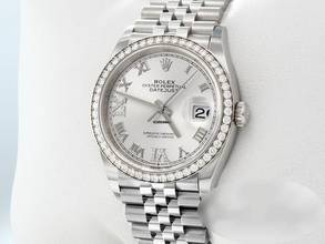Thumbnail von Rolex Datejust 36 126284 Rbr 2020 Lc100 Stahl Weissgold 750 Diamanten Automatik Stainless Steel 18kt White Gold Jubilé-band Chronometer Oyster