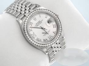  Rolex Datejust 36 126284 Rbr 2020 Lc100 Stahl Weissgold 750 Diamanten Automatik Stainless Steel 18kt White Gold Jubilé-band Chronometer Oyster 