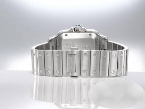 Thumbnail von Cartier Santos Grosses Modell Wssa0030 2022 Edelstahl Automatik Herren Stahl Steel Blue Dial