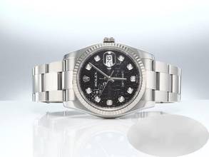 Thumbnail von Rolex Datejust 36 36mm 116234 2010 Stahl Weissgold 750 Diamanten Automatik Stainless Steel 18kt White Gold Oyster-band Chronometer Black Dial