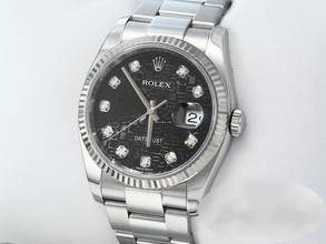 Thumbnail von Rolex Datejust 36 36mm 116234 2010 Stahl Weissgold 750 Diamanten Automatik Stainless Steel 18kt White Gold Oyster-band Chronometer Black Dial