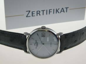  IWC Portofino Automatic Edelstahl Datum 34 mm im Top Zustand Automatik mit Lederband 