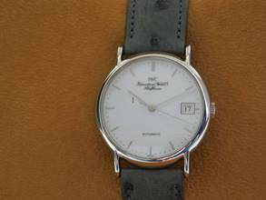Thumbnail von IWC Portofino Automatic Edelstahl Datum 34 mm im Top Zustand Automatik mit Lederband