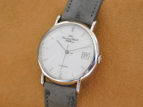 Thumbnail von IWC Portofino Automatic Edelstahl Datum 34 mm im Top Zustand Automatik mit Lederband