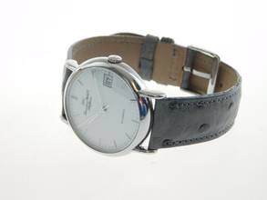 Thumbnail von IWC Portofino Automatic Edelstahl Datum 34 mm im Top Zustand Automatik mit Lederband