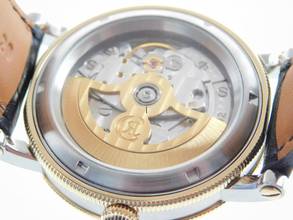 Thumbnail von Chronoswiss Régulateur Automatik massiv 18 Karat Gelbgold / Edelstahl mit Glasboden im Top Zustand Box und Zubehör Krokoband und Faltschließe wie Neu