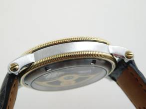 Thumbnail von Chronoswiss Régulateur Automatik massiv 18 Karat Gelbgold / Edelstahl mit Glasboden im Top Zustand Box und Zubehör Krokoband und Faltschließe wie Neu