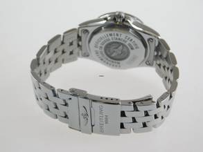 Thumbnail von Breitling Galactic 30 Starliner / Galactic 30 with mother-of-pearl dial in top condition Mid size long band in excellent condition 30 mm without crown