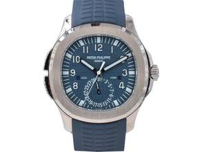 Thumbnail von Patek Philippe Aquanaut 5164g-001 Travel Time White Gold Blue Dial New 2025