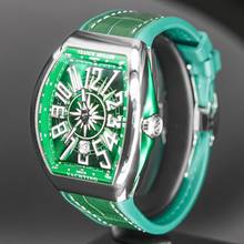 Thumbnail von Franck Muller Vanguard Yachting Steel Green FULLSET 45mm