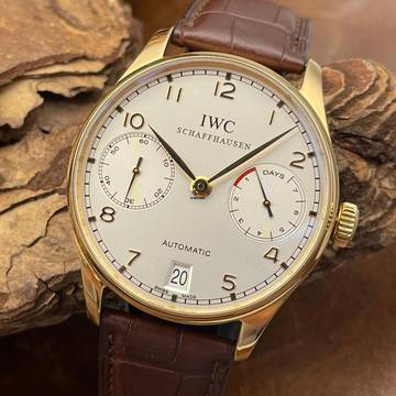  IWC Portuguese Portugieser 7 Days - 18Kt Roségold - Papiere 2007 - Ref. IW500101 