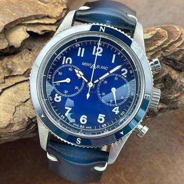  Montblanc 1858 1858 Chrono - NEUWARE - FULLSET EU - Ref. MB126912 unworn 