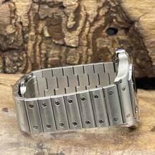 Thumbnail von Cartier Santos Santos Large Blue - FULLSET 2022 - Ref. WSSA0030