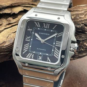  Cartier Santos Santos Large Blue - FULLSET 2022 - Ref. WSSA0030 