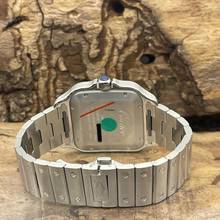 Thumbnail von Cartier Santos Santos Large Blue - FULLSET 2022 - Ref. WSSA0030