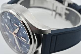Thumbnail von IWC Pilot Watch Chronograph Pilot Chronograph Blue Dial IW378011 Petit Prince Deployant