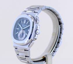 Thumbnail von Patek Philippe Nautilus Chronograph Steel Blue dial Luxusuhr Klassiker B+P