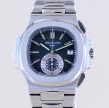 Thumbnail von Patek Philippe Nautilus Chronograph Steel Blue dial Luxusuhr Klassiker B+P