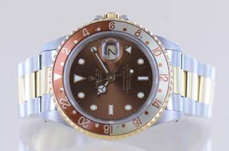 Thumbnail von Rolex GMT-Master II 16713 Tigerauge Oysterband R-Serie Klassiker rar 1987